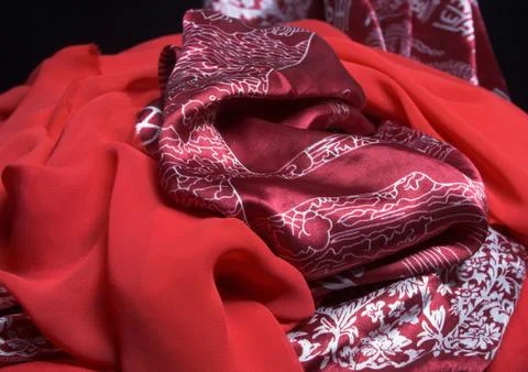 Silk fabric Foto stock