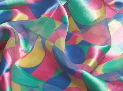 Silk fabric Stock Photos