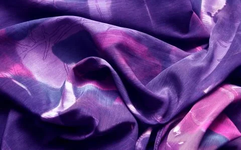 Silk  fabric Stock Photos