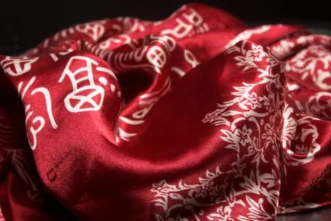 Silk fabric Stock Photos