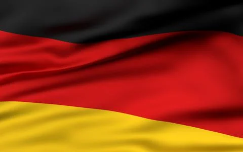 Silk Flag of Germany background Stock Illustration