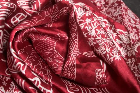 Silk fnrick. Stock Photos