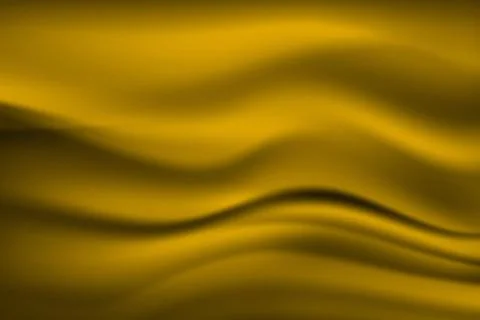 Silk golden background. Abstract vector pattern with copy space. Liquid wave Stock Illustration