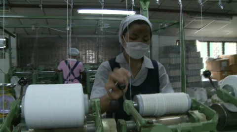 Silk making Stock Footage 576512
