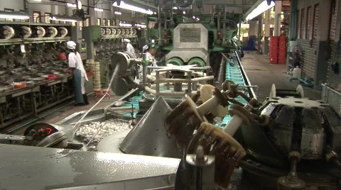 Silk making Stock Footage 582483