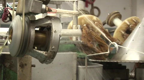 Silk making Stock Footage 582501