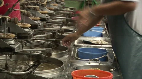 Silk making Stock Footage 583383