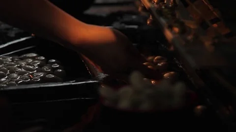 Silk Making, traditional way 스톡 동영상 78071583