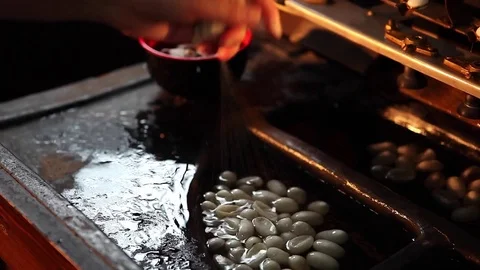 Silk Making, traditional way 스톡 동영상 78083652