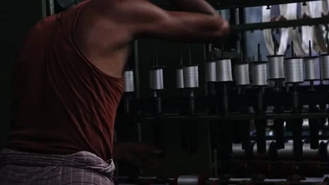 Silk is a natural protein fiber which is obtained from the cocoons of the Stock Footage 340492012