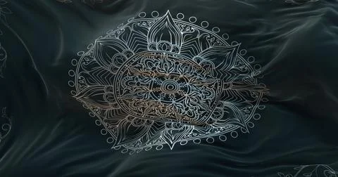 Silk pattern waving background 4k Stock-Fotos