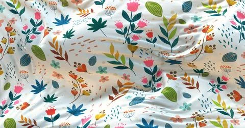 Silk pattern waving background 4k Fotos Stock