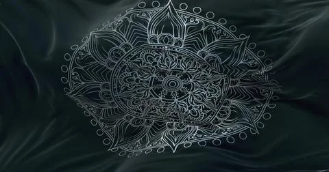 Silk pattern waving background 4k Stock Photos