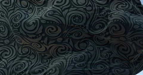 Silk pattern waving background 4k 写真素材