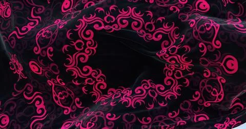 Silk pattern waving background 4k Stock Photos