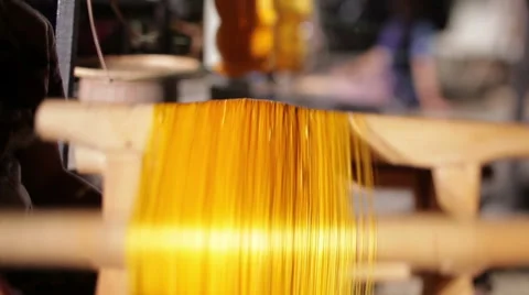 Silk Production Process Video stock 60600628