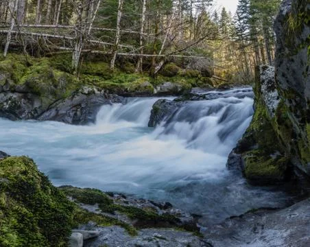 Silk Rapids Foto stock