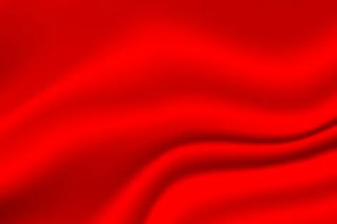Silk red background. Abstract vector pattern with copy space. Liquid wave Stock Illustration