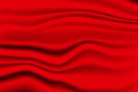 Silk red background. Abstract vector pattern with copy space. Liquid wave 스톡 일러스트