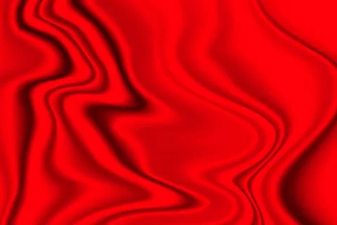 Silk red background. Abstract vector pattern with copy space. Liquid wave Stock Illustration