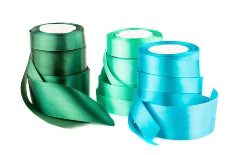 Silk ribbons Stock Photos