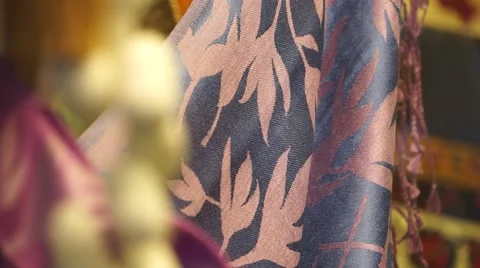 Silk Scarf and Cocoon Stock Footage 50815481