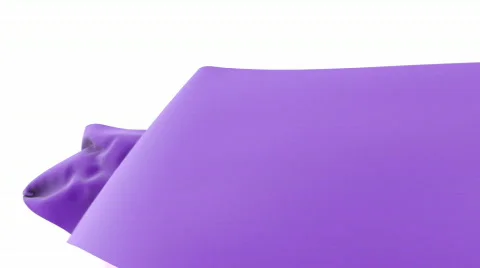 A silk scarf flying through the screen. Stock Footage 874508