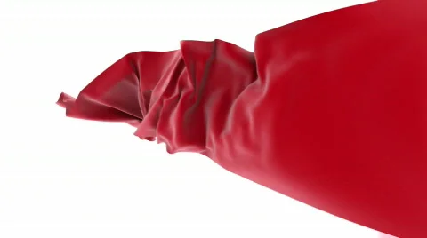 A silk scarf waving on the wind. Stock Footage 874510