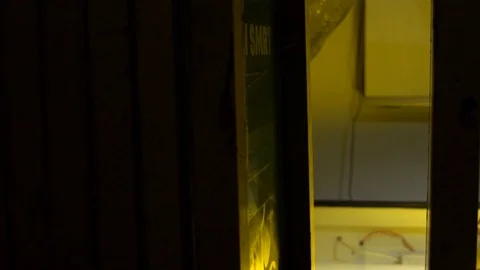 Silk screen printing frame Stock Footage 104543146