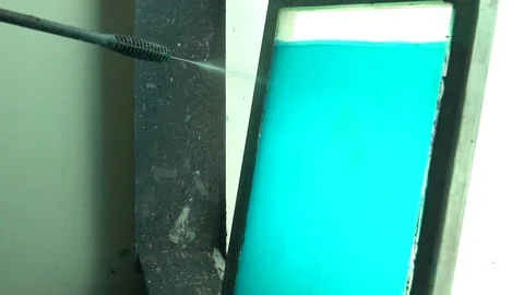 Silk screen printing frame Stock Footage 104543175