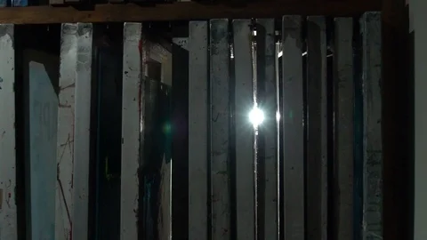 Silk screen printing frames Stock Footage 104543243