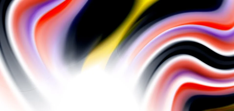 Silk smooth lines on white, liquid fluid color waves. Vector Illustrations For Stock Illustration