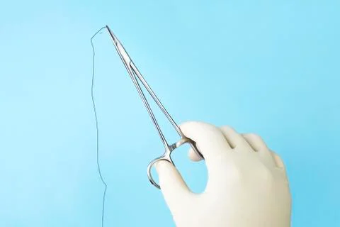 Silk Suture Stock Photos