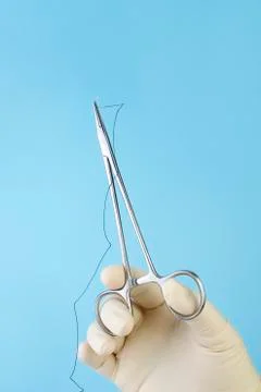 Silk Suture Stock Photos