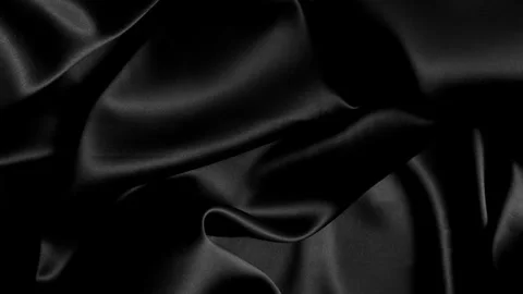 A silk-textured background made of black fabric. Stock Footage 307643213