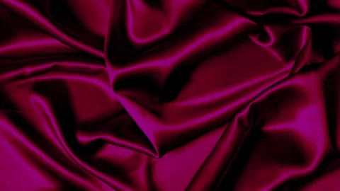 A silk-textured background made of red wine color fabric. Stock Footage 307643298