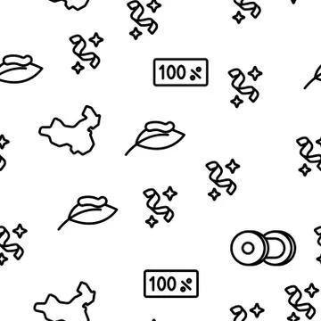 Silk Vector Seamless Pattern Stock Illustration