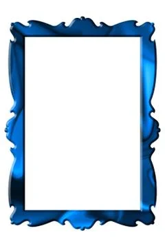 Silk veil portrait rectangular frame Illustrazione stock