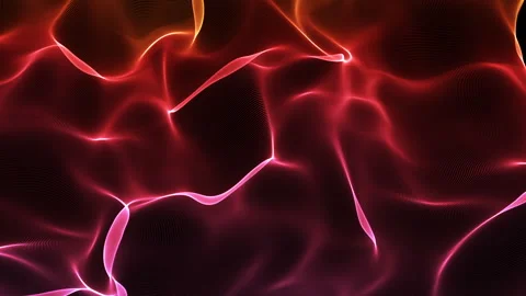 Silk Waves 3D render Loop Stock Footage 157630892