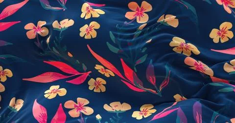 Silk waving background 4k Stock Photos