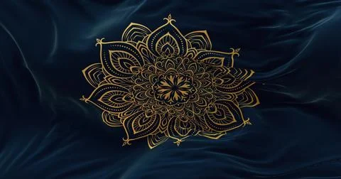 Silk waving background 4k Stock-Fotos