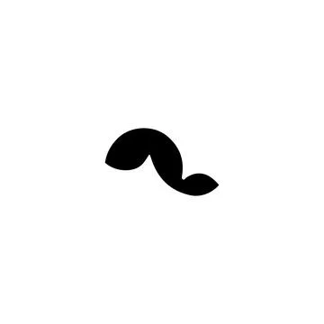 Silk worm icon. Simple style silk clothe big sale poster background symbol... Stock-Illustration