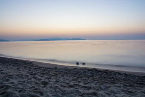 Silky beach Stock Photos