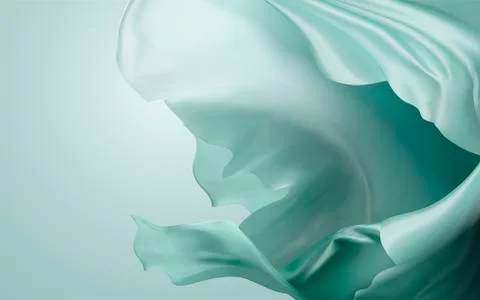 Silky chiffon elements Stock Illustration