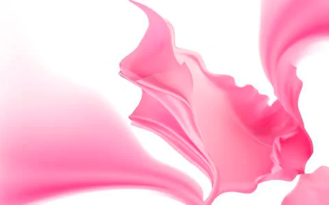 Silky chiffon elements Illustrazione stock