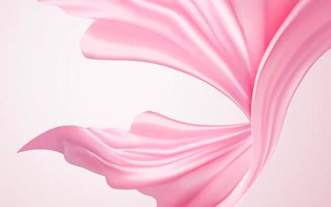 Silky chiffon elements Stock Illustration