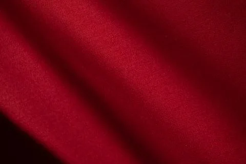 Silky Red Fabric Background Texture. 스톡 사진
