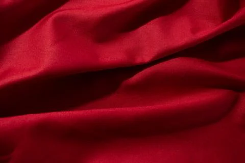 Silky Red Fabric Background Texture. 写真素材