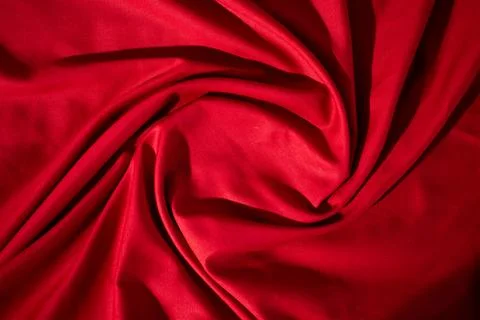 Silky Red Fabric Background Texture. Stock-Fotos