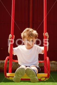Silky shine. Boy child with short haircut. Small child with stylish haircut Stock Photos